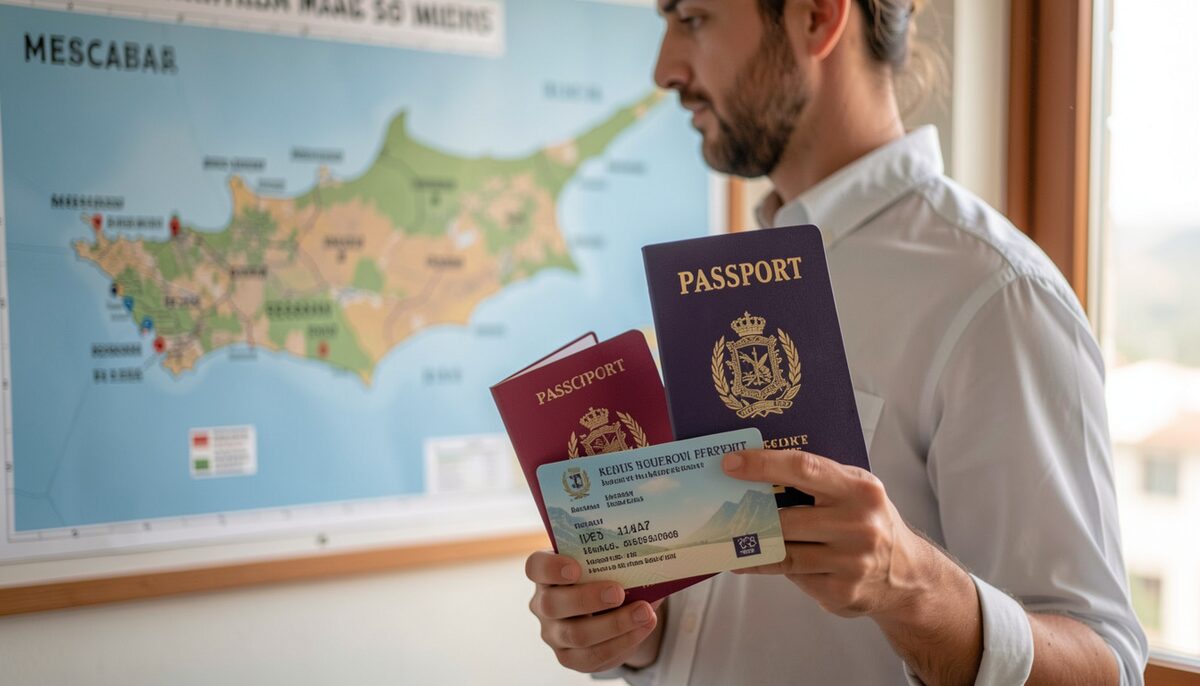 A passport and Cyprus residency permit, the keys to living on the island.